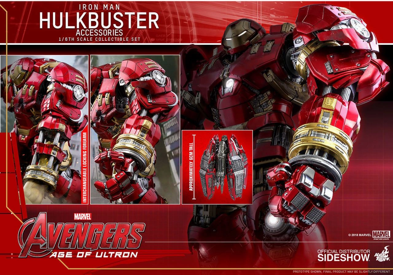 Hot Toys Movie Masterpiece 1/6 Scale Figure - Avengers: Age of Ultron - Hulkbuster Accessories (Figure Not Included)