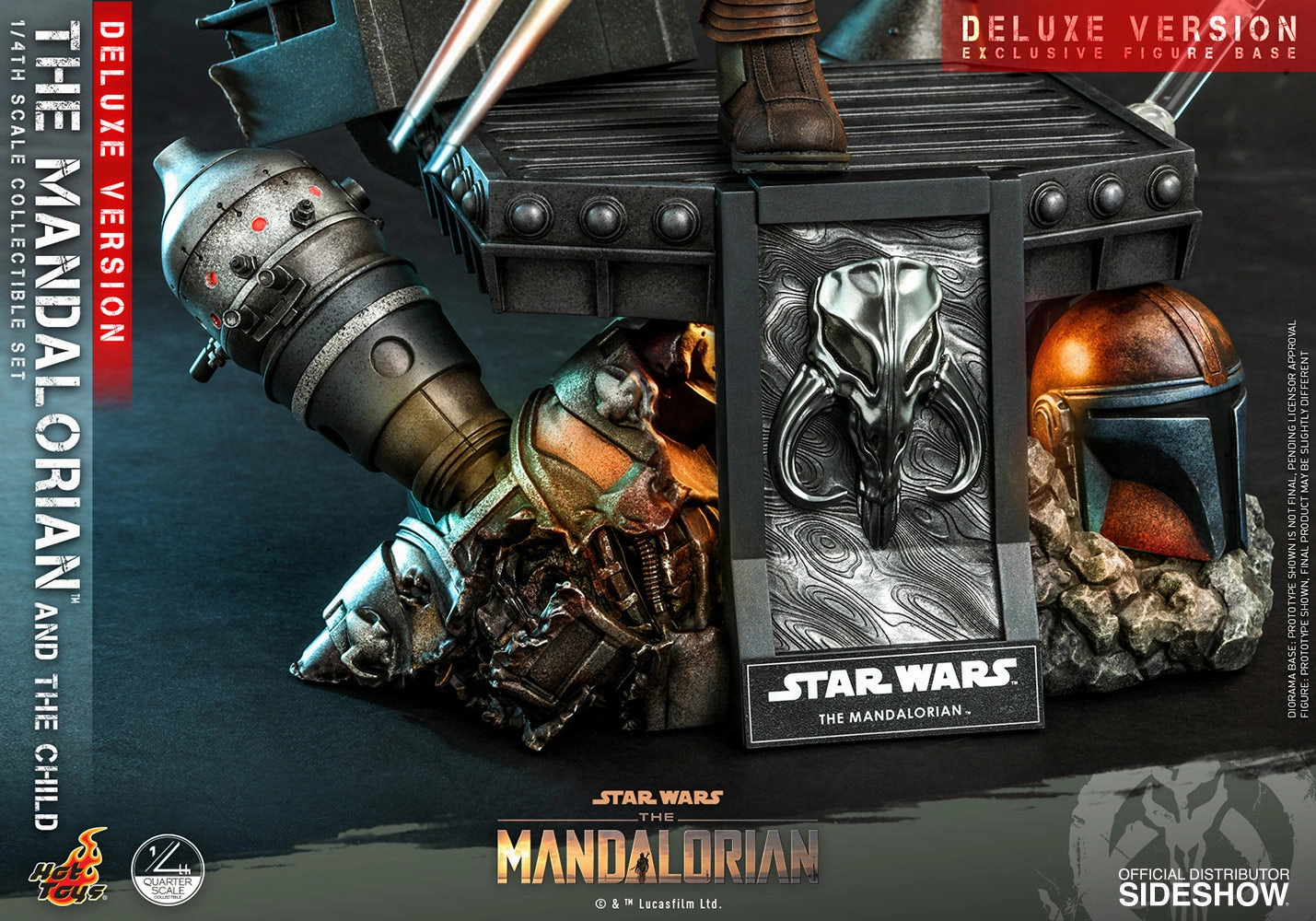 Hot Toys The Mandalorian and The Child / Grogu (Deluxe Version) - 1/4 Scale
