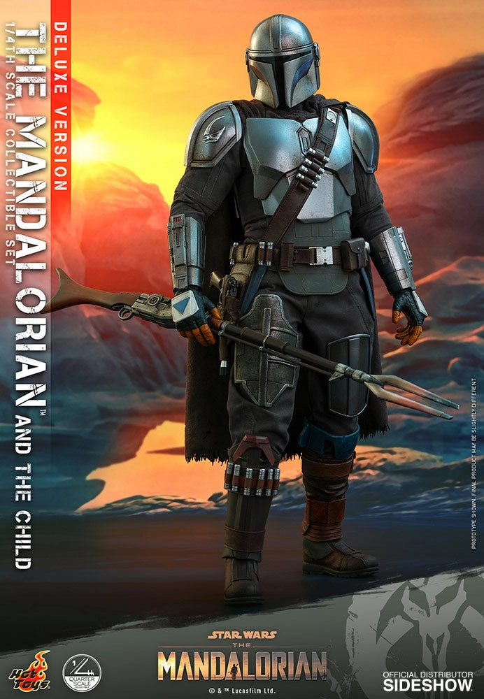 Hot Toys The Mandalorian and The Child / Grogu (Deluxe Version) - 1/4 Scale