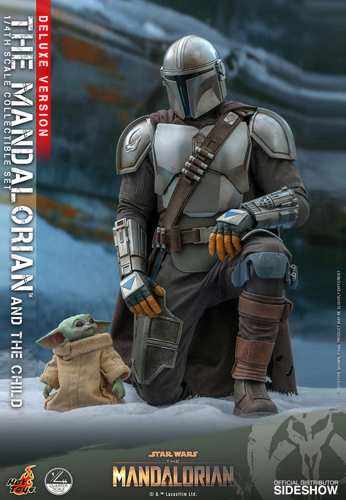 Hot Toys The Mandalorian and The Child / Grogu (Deluxe Version) - 1/4 Scale