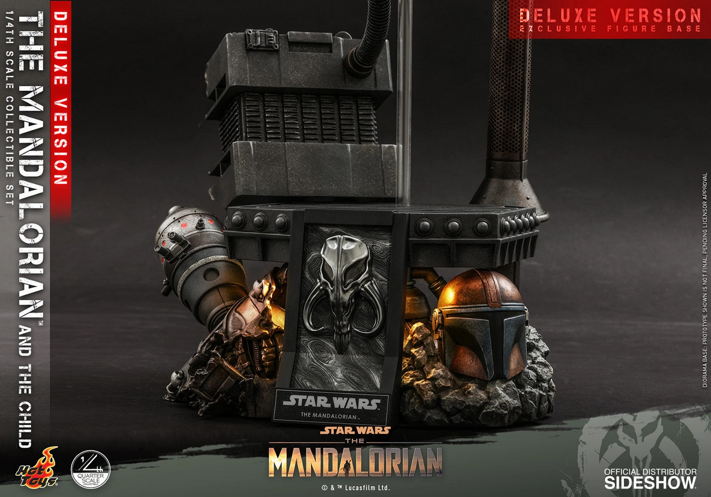 Hot Toys The Mandalorian and The Child / Grogu (Deluxe Version) - 1/4 Scale