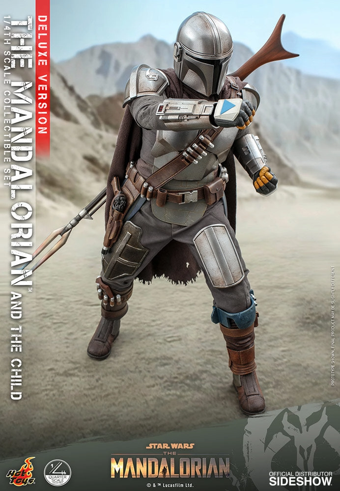 Hot Toys The Mandalorian and The Child / Grogu (Deluxe Version) - 1/4 Scale