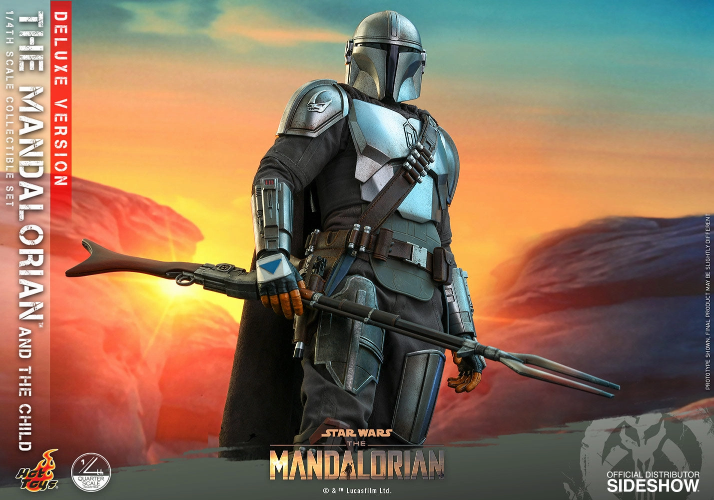 Hot Toys The Mandalorian and The Child / Grogu (Deluxe Version) - 1/4 Scale