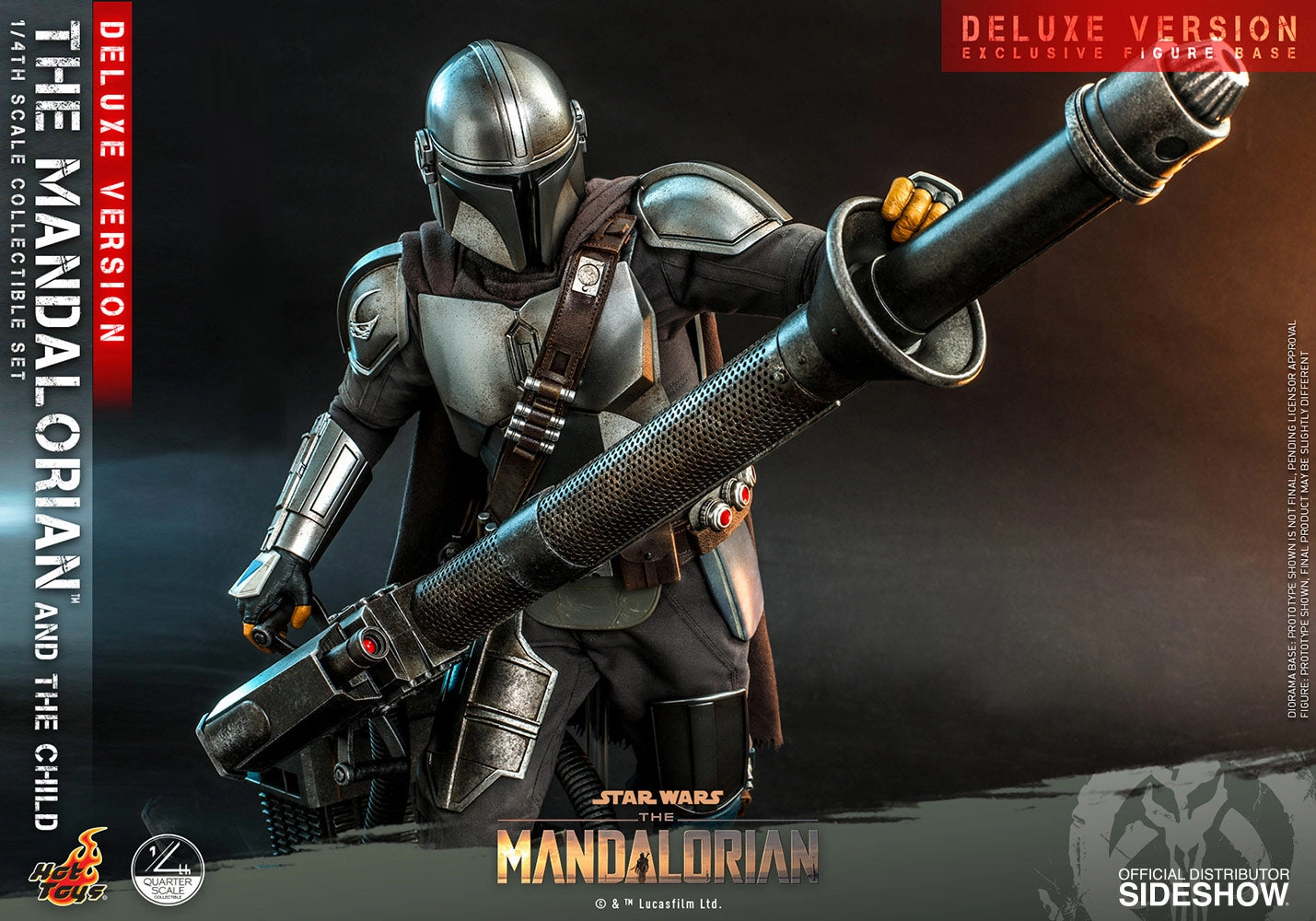 Hot Toys The Mandalorian and The Child / Grogu (Deluxe Version) - 1/4 Scale