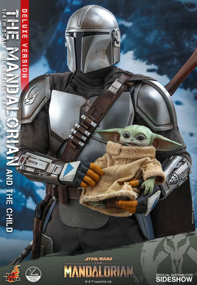 Hot Toys The Mandalorian and The Child / Grogu (Deluxe Version) - 1/4 Scale