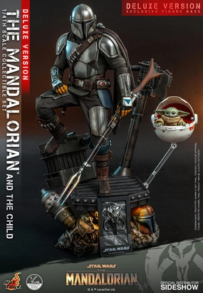 Hot Toys The Mandalorian and The Child / Grogu (Deluxe Version) - 1/4 Scale