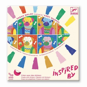 Inspired By Andy Warhol Totally Pop- Stickers