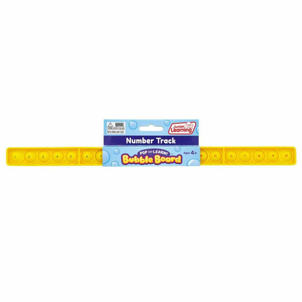 Interactive Number Track Bubble Board - Educational Math Toy