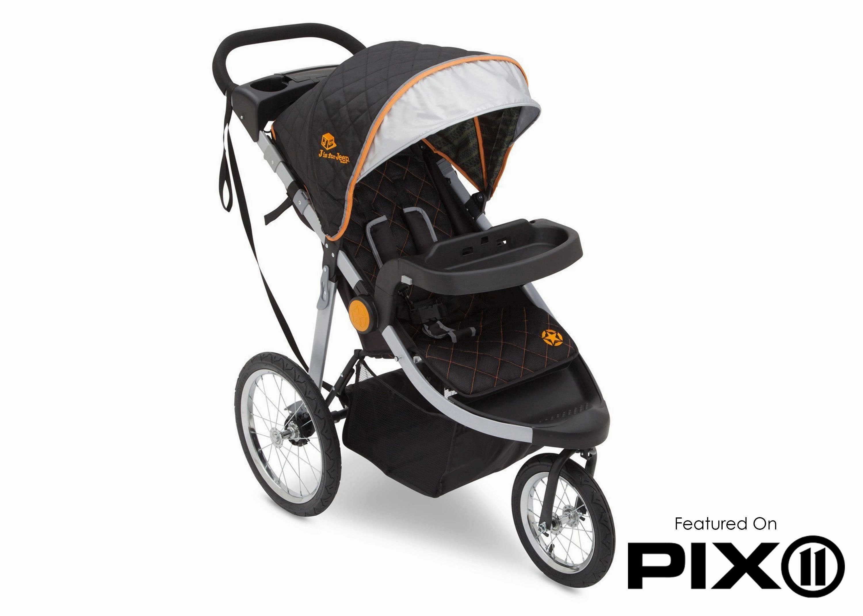 J is for Jeep Brand Cross-Country All-Terrain Jogging Stroller
