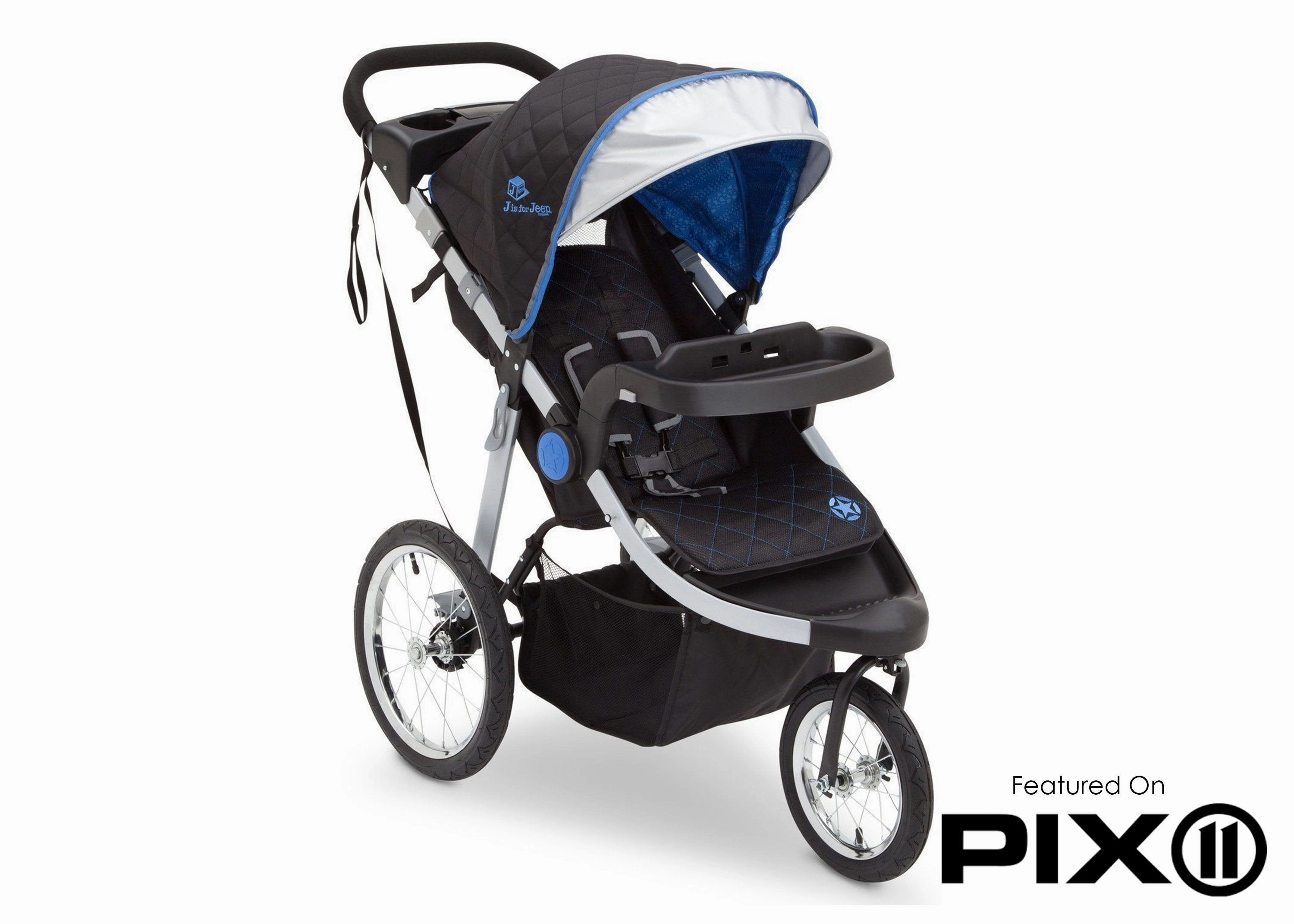J is for Jeep Brand Cross-Country All-Terrain Jogging Stroller