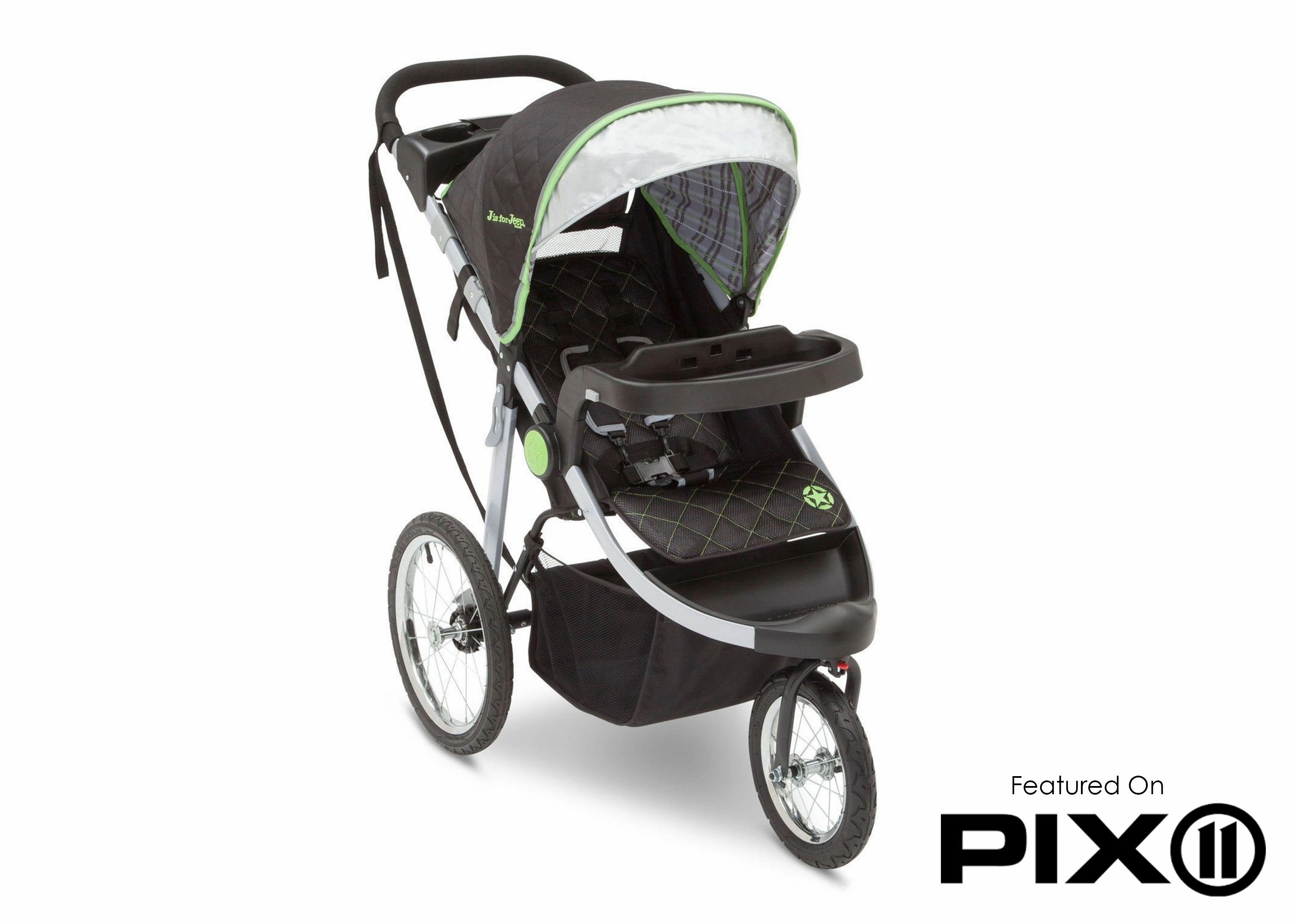 J is for Jeep Brand Cross-Country All-Terrain Jogging Stroller