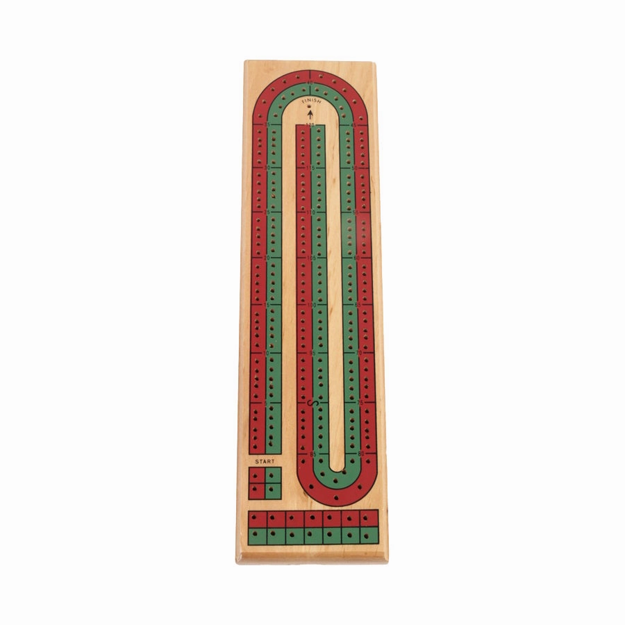 John N. Hansen Co. Classic Game Collection Wood Cribbage Board