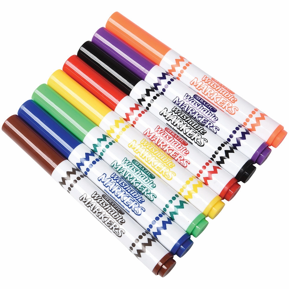 Jumbo Washable Markers Classroom Pack