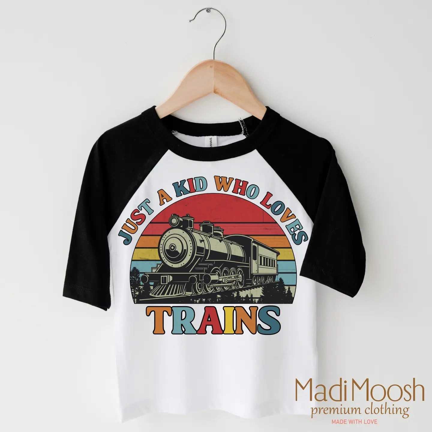 Just A Kid Who Loves Trains Shirt