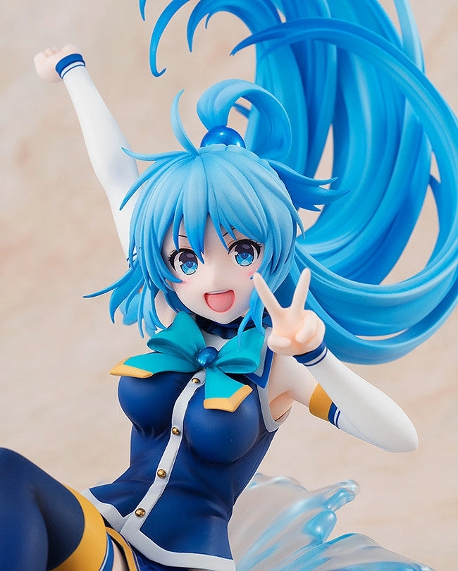 Kadokawa 1/7 Konosuba Aqua Sneaker Bunko 30th Anniversary Ver Scale Statue Figure
