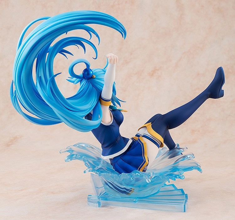 Kadokawa 1/7 Konosuba Aqua Sneaker Bunko 30th Anniversary Ver Scale Statue Figure