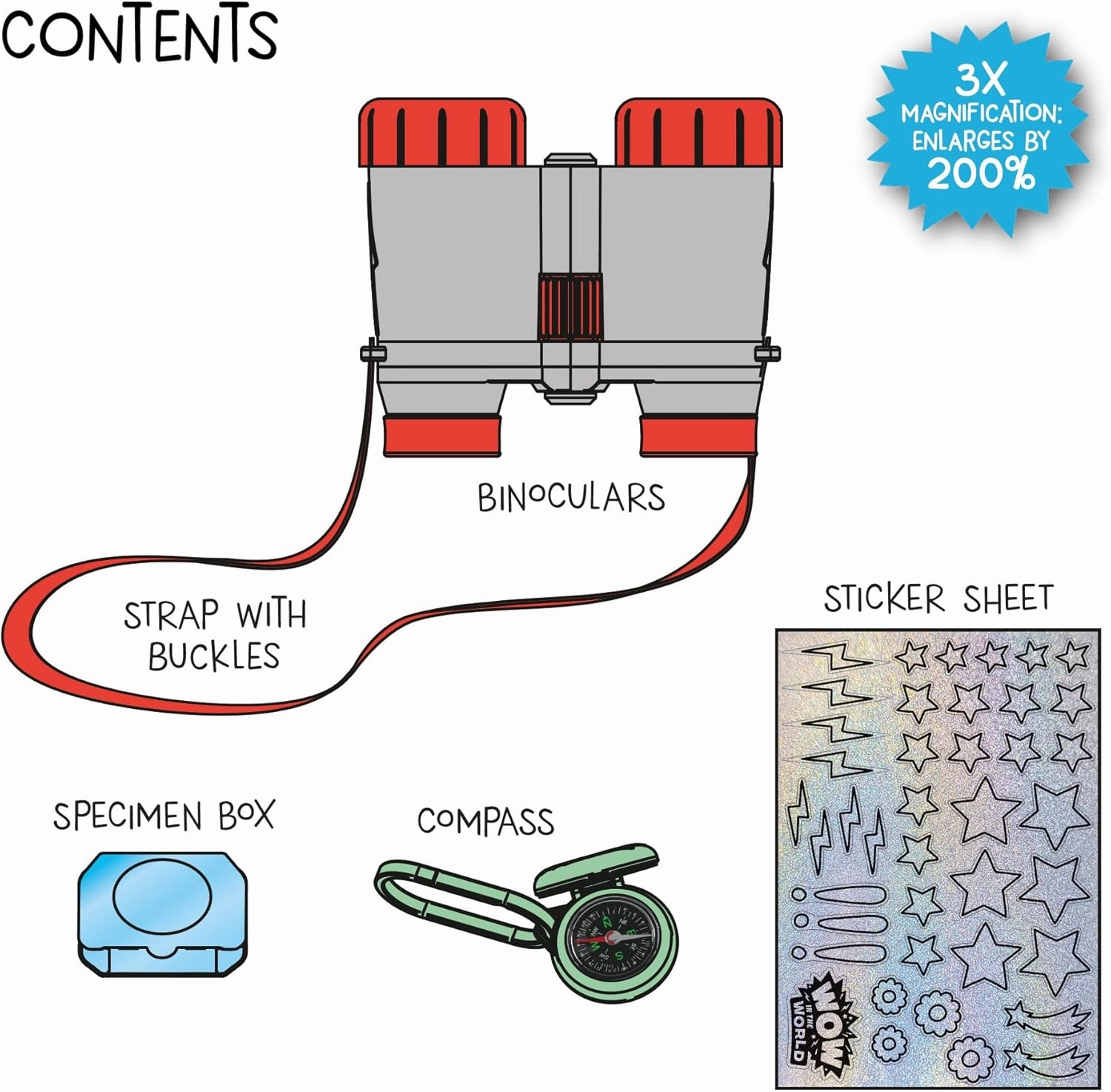 Kids Binoculars & Nature Explorer Kit