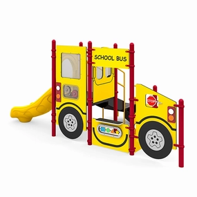 Kidz Bus Playground Playset | Fun Imagination Station for Ages 2-5