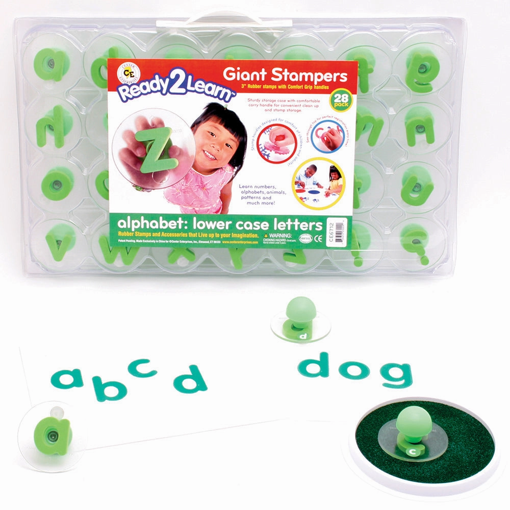 Knobbed Alphabet Stampers - Lowercase