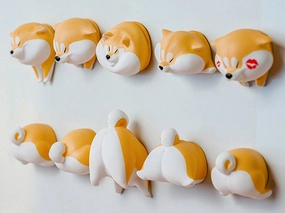 Kongzoo Dogs in the Wall Series Trading Figures Sealed Box Set of 5