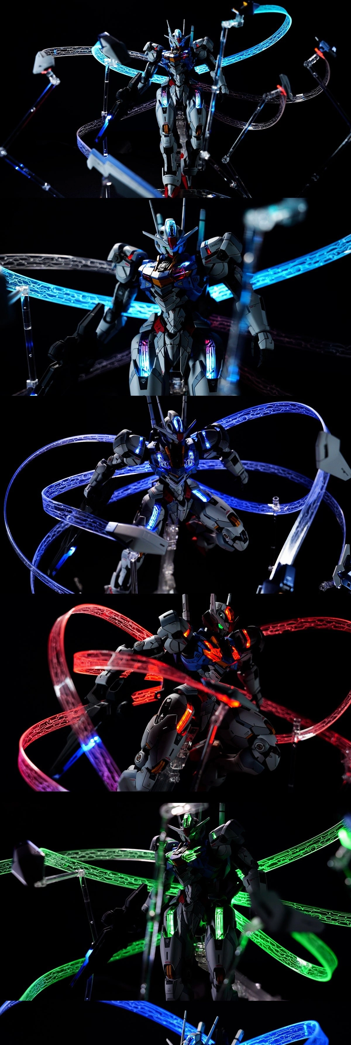 KOSMOS Gundam 1/100 Full Mechanics Gundam Aerial LED Matrix Set