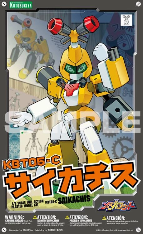Kotobukiya 1/6 Medarot Medabots KBT05-C Saikachis (Metabee) Model Kit KP309R