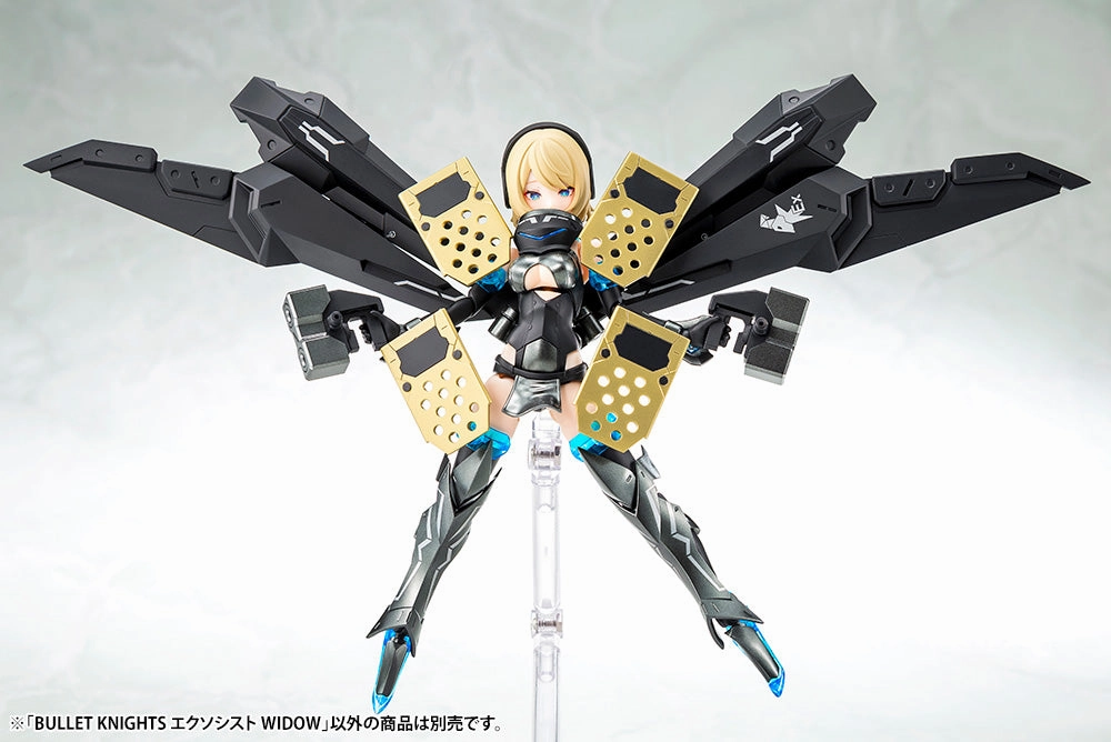 Kotobukiya Megami Device #14.1 Bullet Knights Exorcist Widow Model Kit KP633 w/ Bonus Hair