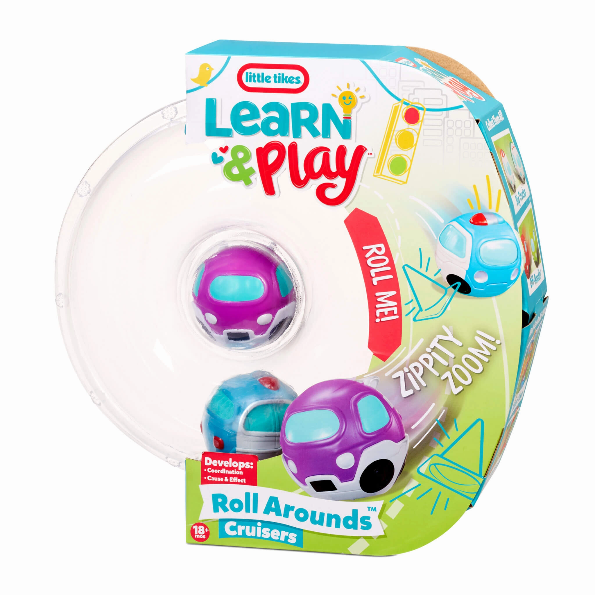 Learn & Play Roll Arounds Vehicle 2-Pack Cruisers