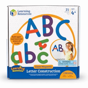 Learning Essentials Giant Magnetic Letter Construction