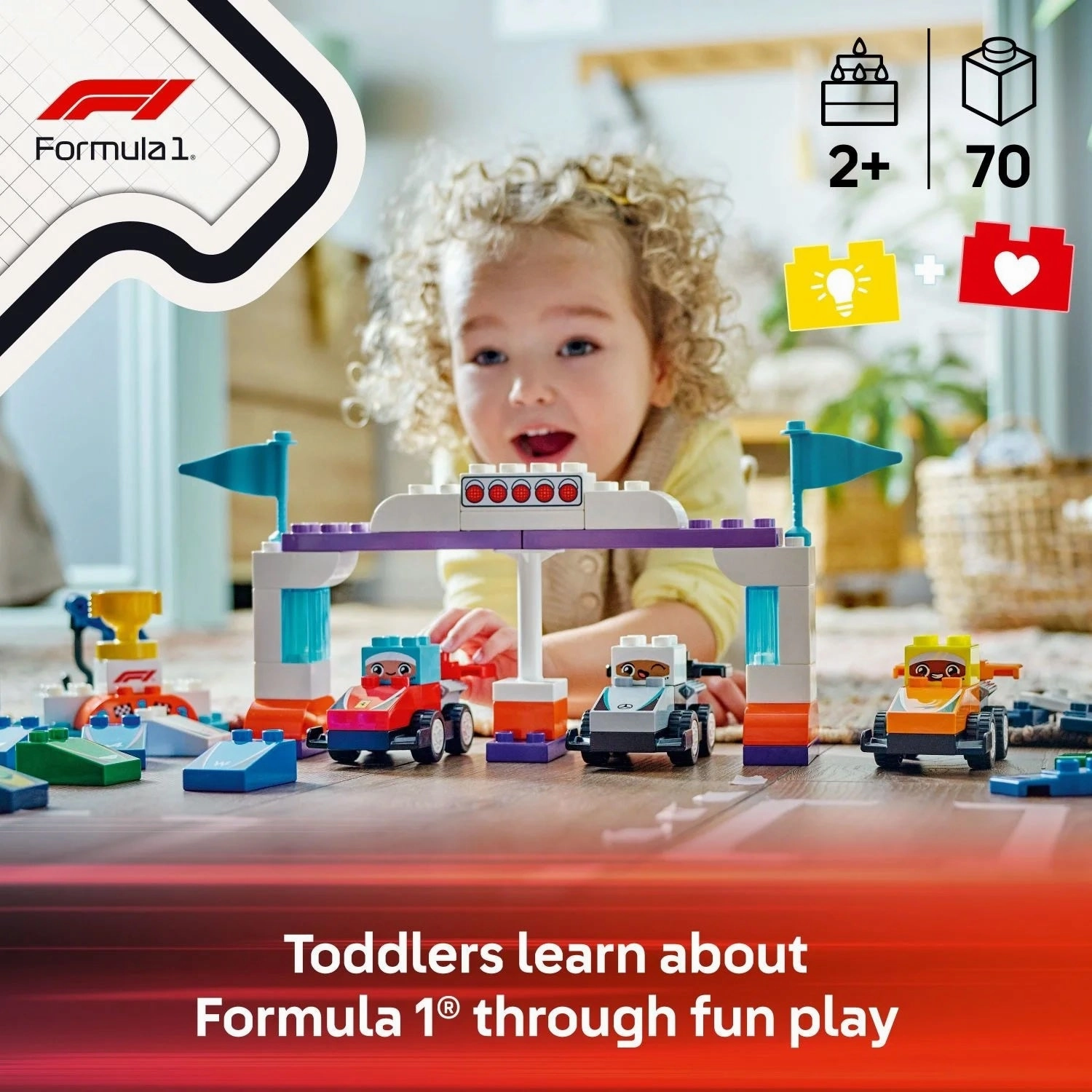 Lego 10445 - Duplo F1 Team Racing Cars & Drivers
