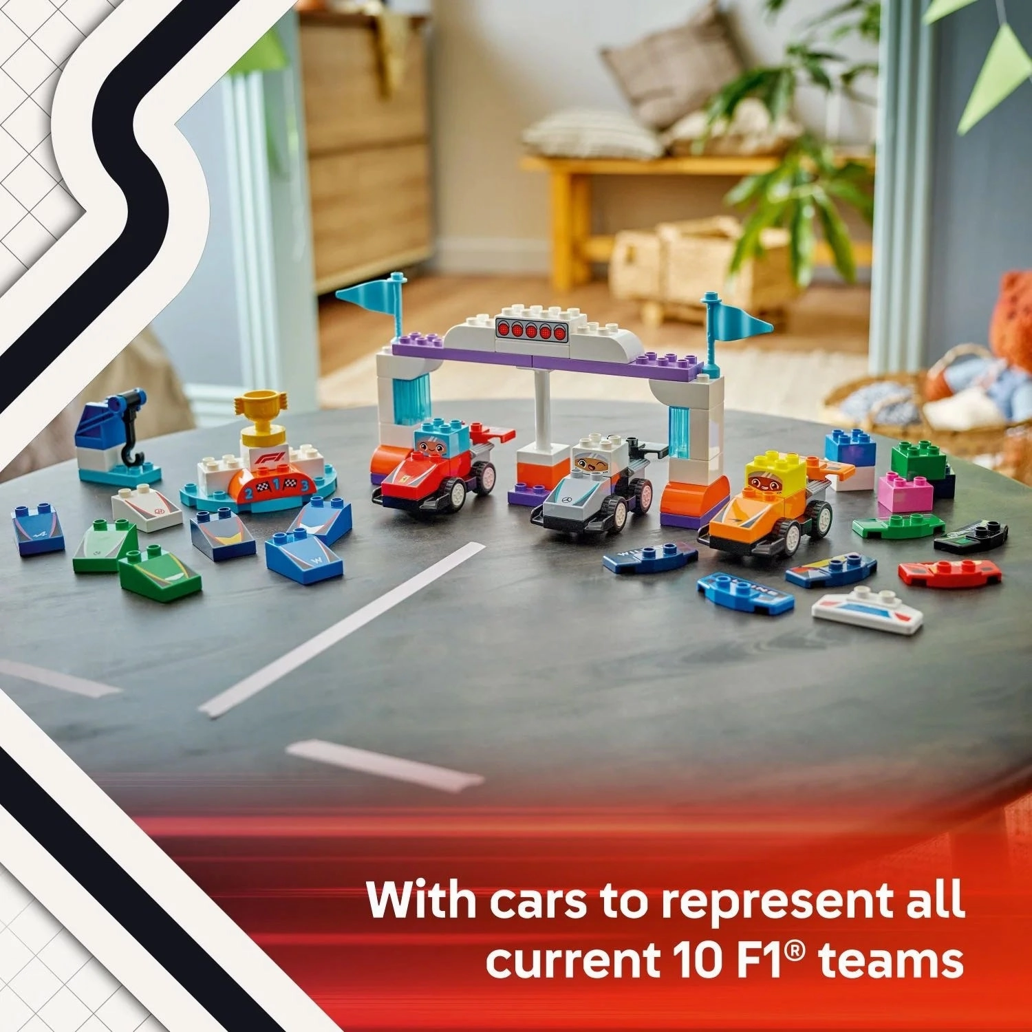 Lego 10445 - Duplo F1 Team Racing Cars & Drivers