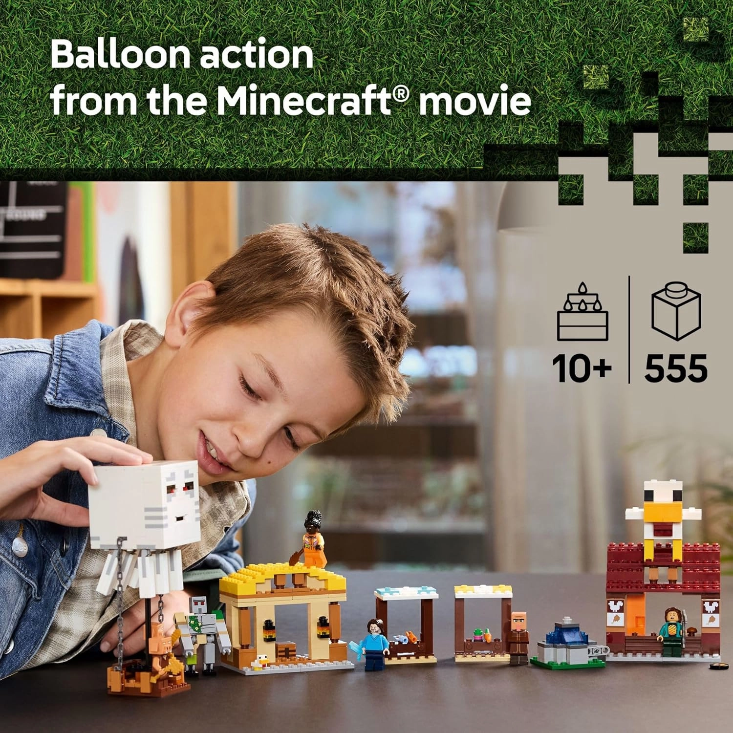 Lego 21273 - Minecraft The Ghast Balloon Village Attack