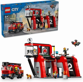 Lego 60414 - City Fire Station with Fire truck