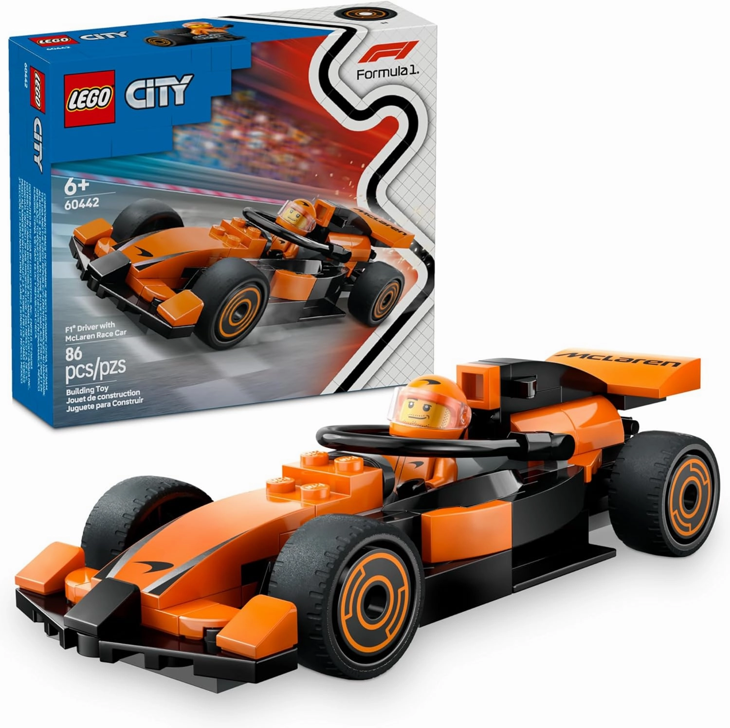 Lego 60442 - City F1 Driver with McLaren Race Car