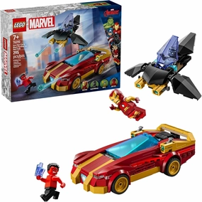 Lego 76310 - Marvel Iron Man Car & Black Panther vs. Red Hulk