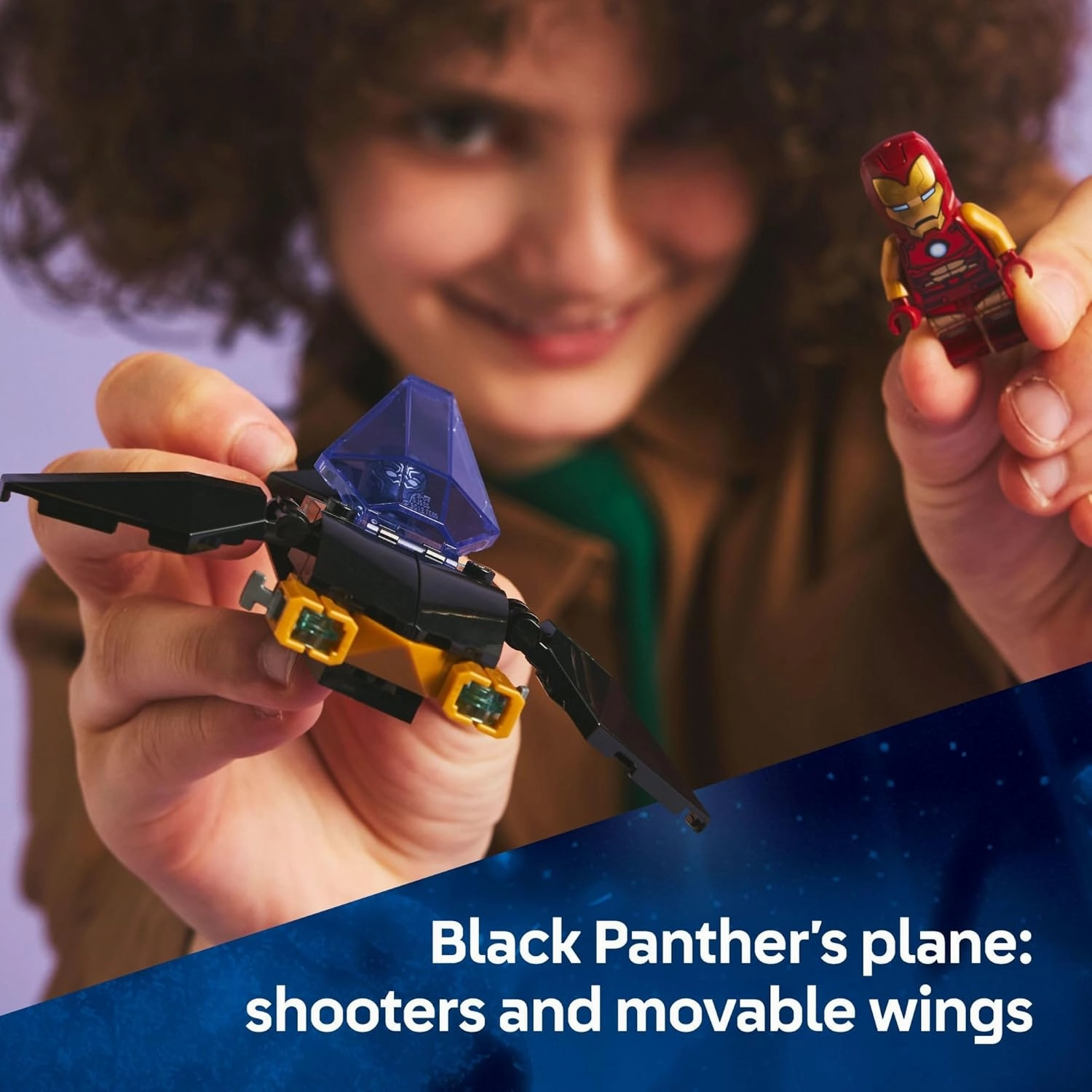 Lego 76310 - Marvel Iron Man Car & Black Panther vs. Red Hulk