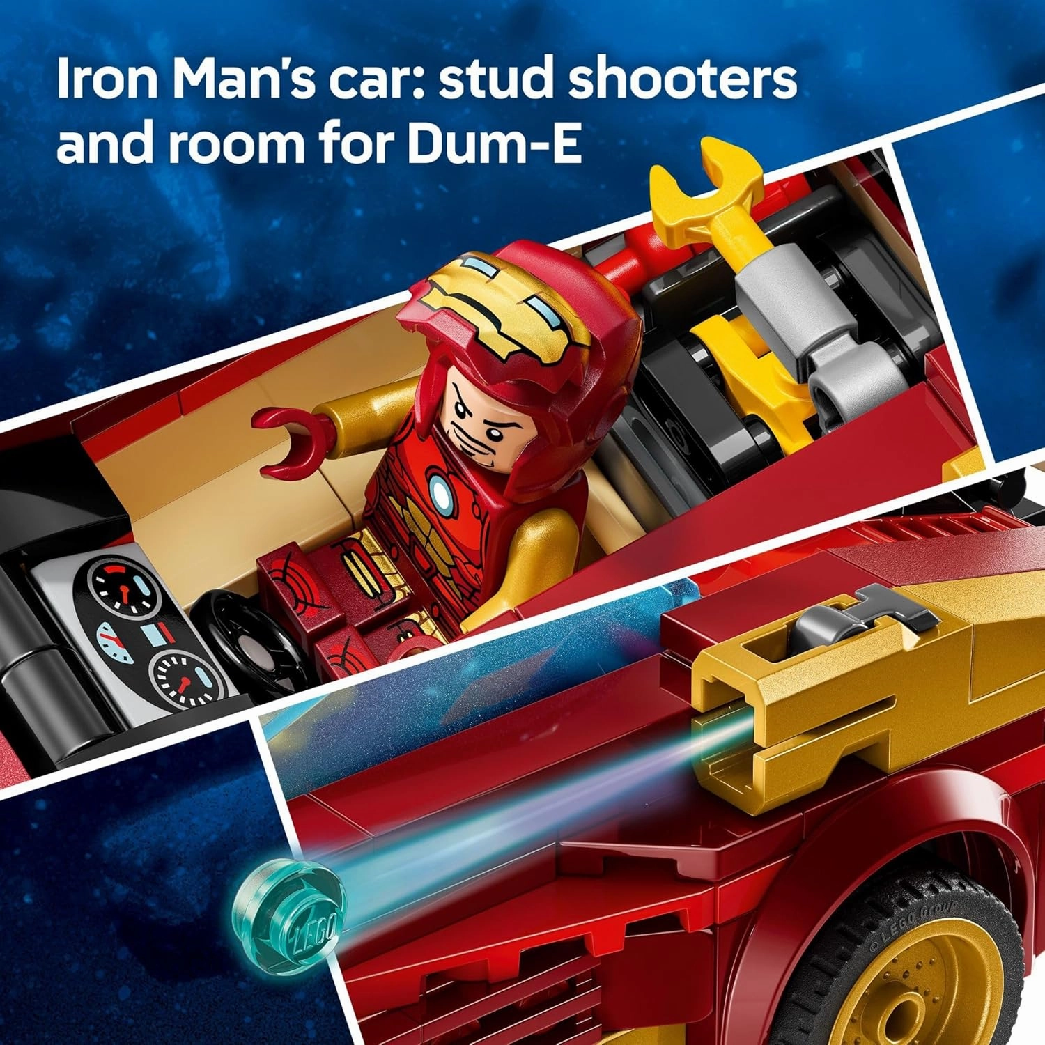 Lego 76310 - Marvel Iron Man Car & Black Panther vs. Red Hulk