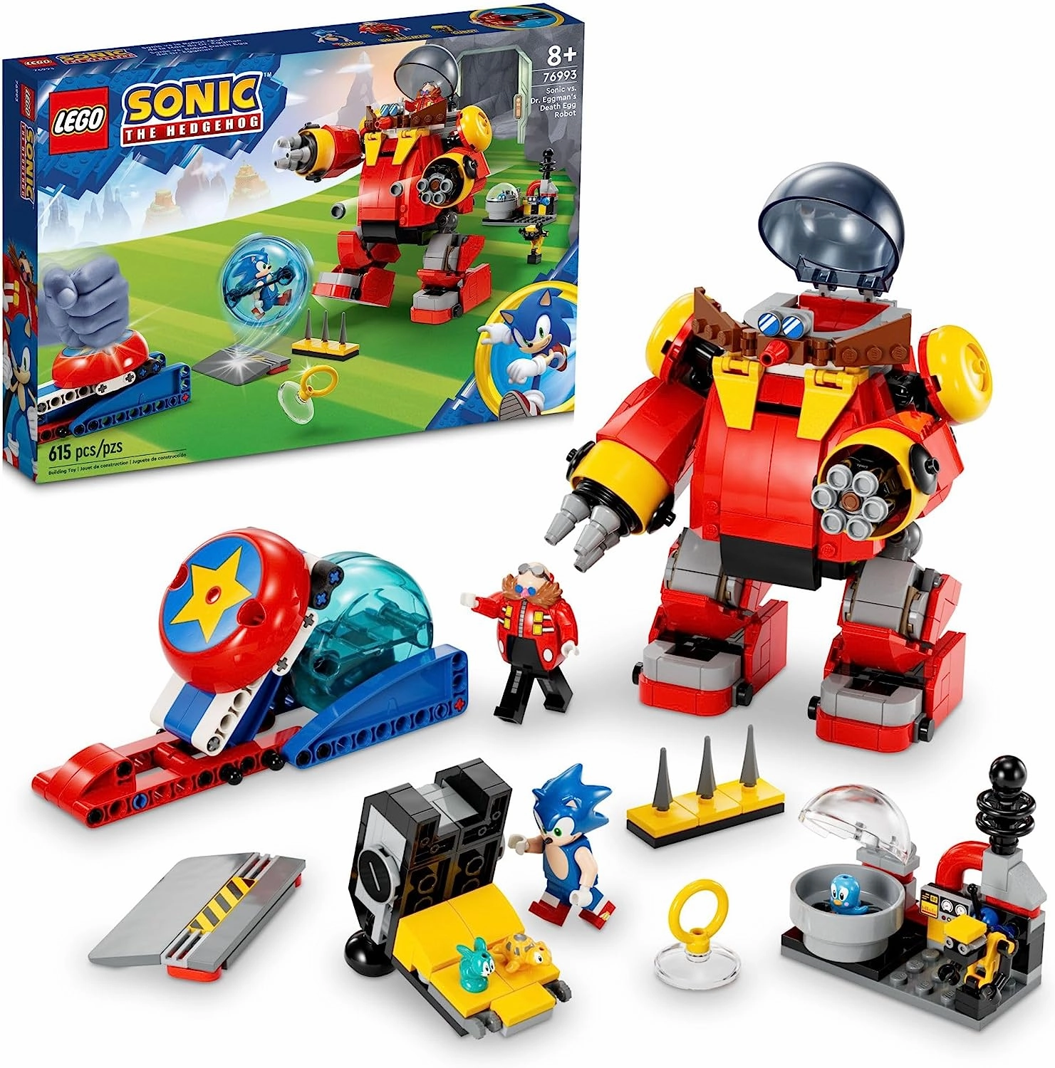 Lego 76993 - Sonic The Hedgehog Sonic vs. Dr. Eggmans Death Egg Robot