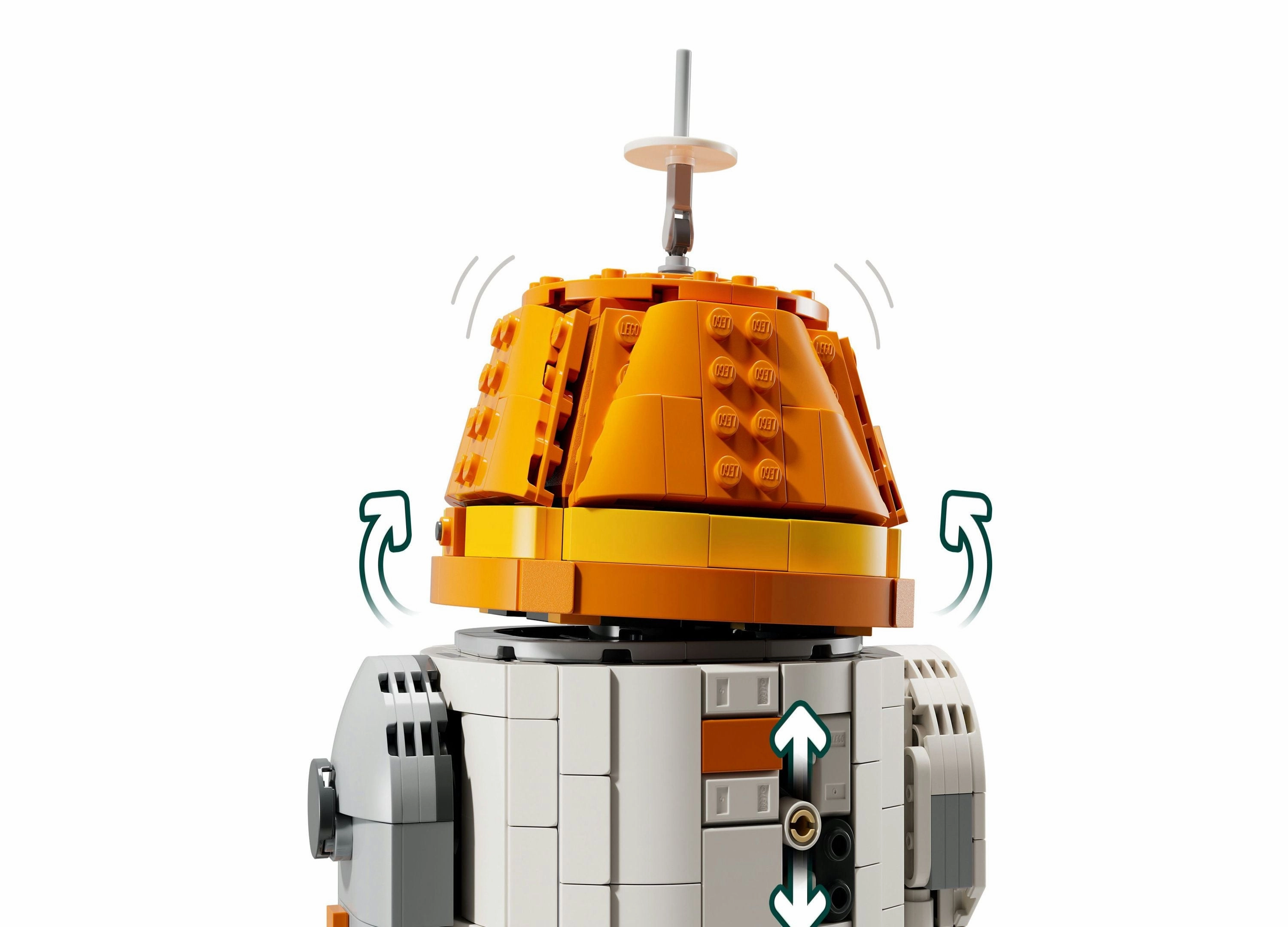LEGO Star Wars Chopper (C1-10P) Astromech Droid Building Set - 1039 Pieces
