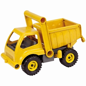 Lena Eco Active Biodegradable Dump Truck - Yellow 11x8x6"
