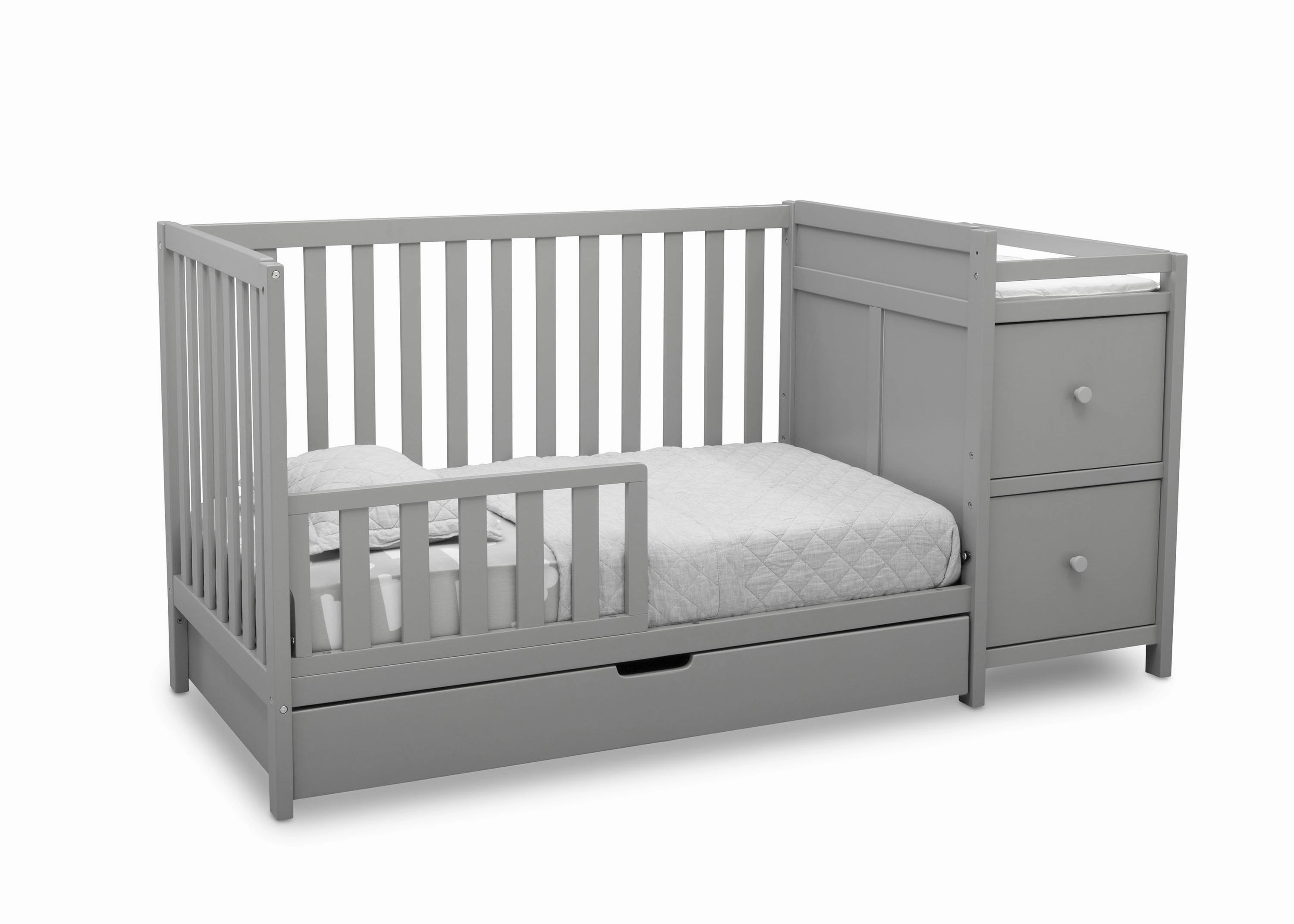 Luna Convertible Crib N Changer with Under Drawer