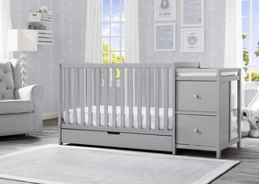 Luna Convertible Crib N Changer with Under Drawer