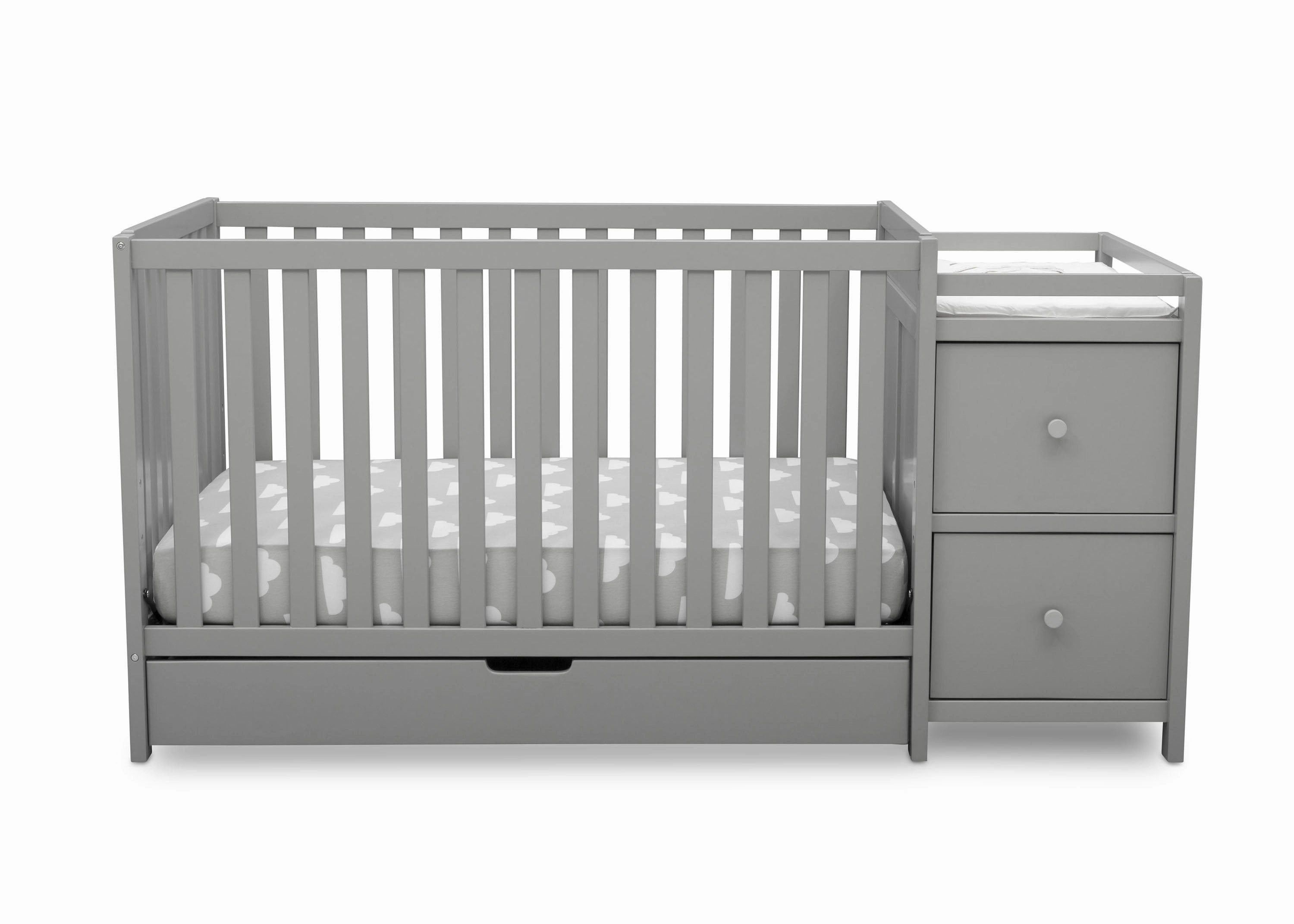 Luna Convertible Crib N Changer with Under Drawer