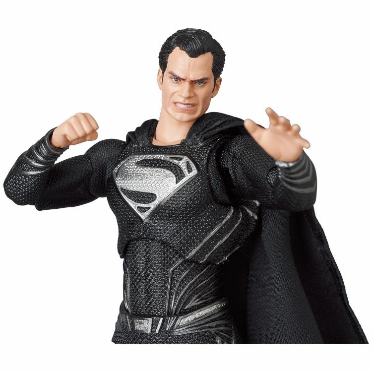 Mafex No. 174 Zack Snyder's Justice League Superman (Black Suit) Action Figure Medicom