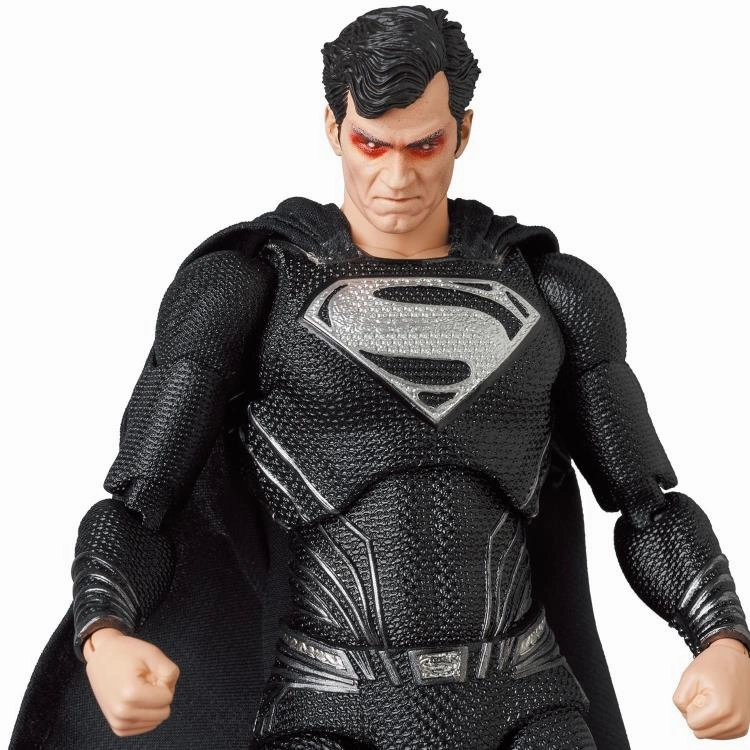 Mafex No. 174 Zack Snyder's Justice League Superman (Black Suit) Action Figure Medicom