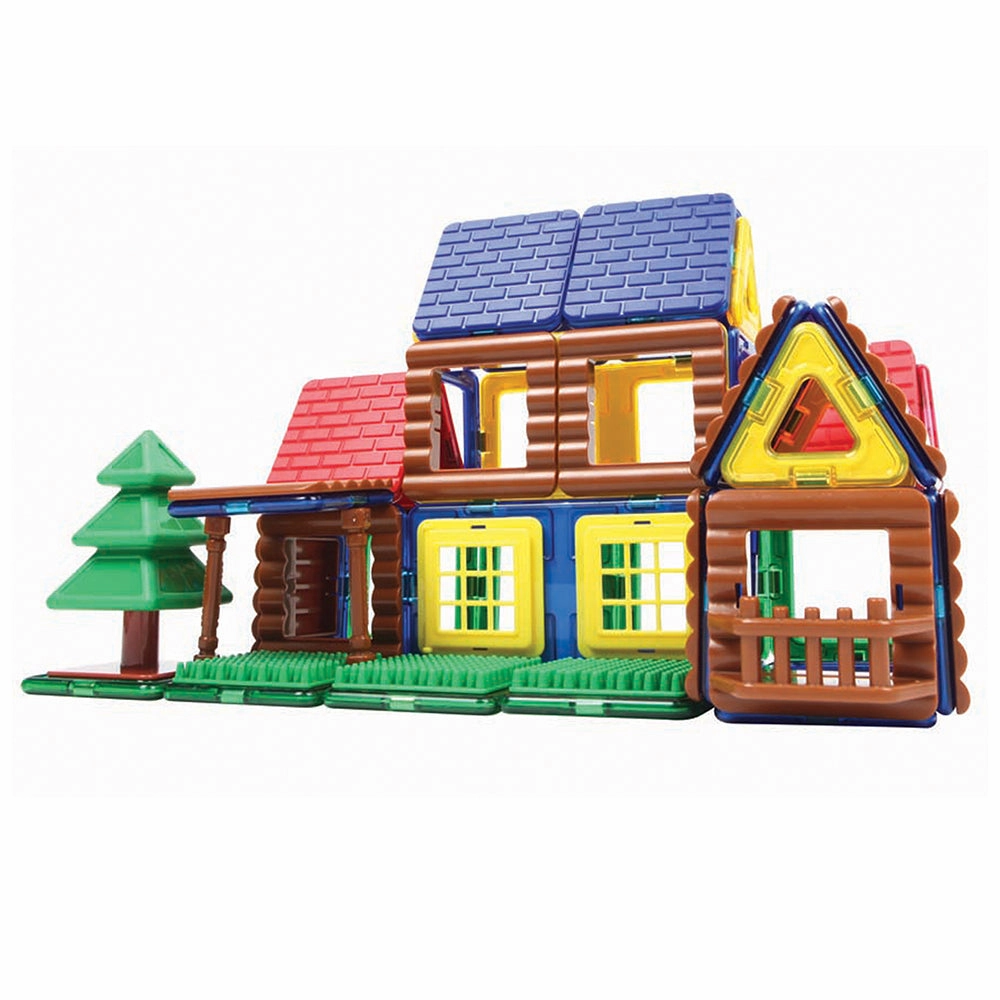 Magformers Log Cabin Building Set | 87-Piece STEM Toy