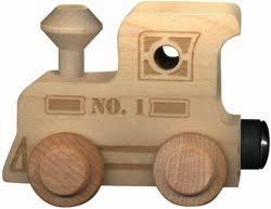 Maple Landmark Natural Train Letters