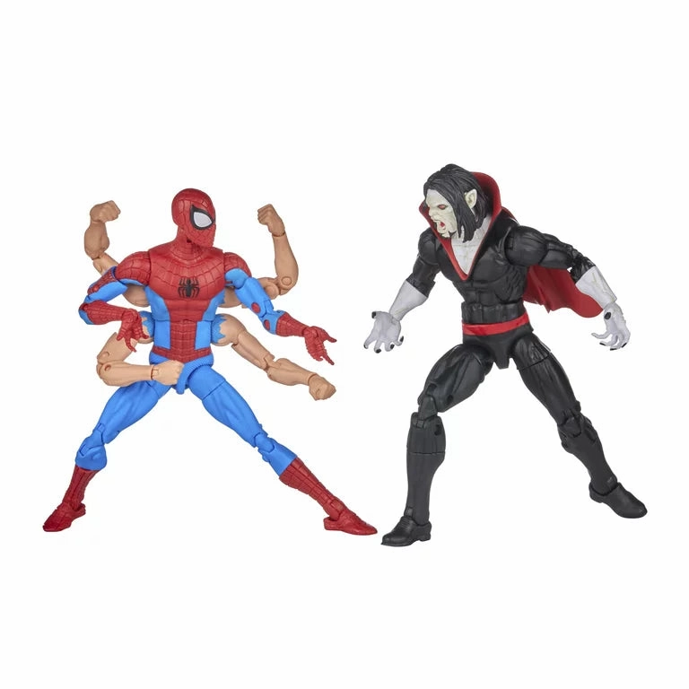 Marvel Legend the Amazing Spider-Man Spider-Man and Morbius 2 pack Action Figure