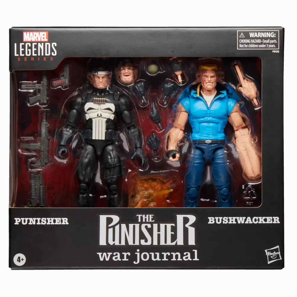 Marvel Legend The Punisher War Journal Punisher and Bushwacker Two-Pack Action Figure