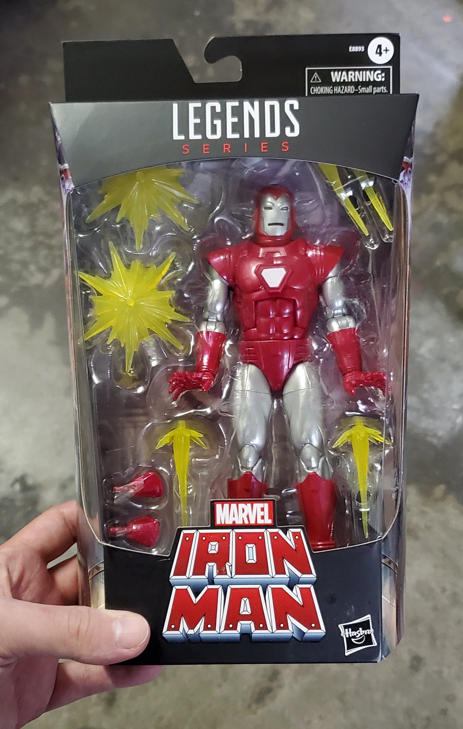 Marvel Legends Iron Man Silver Centurion Walgreens Exclusive Action Figure